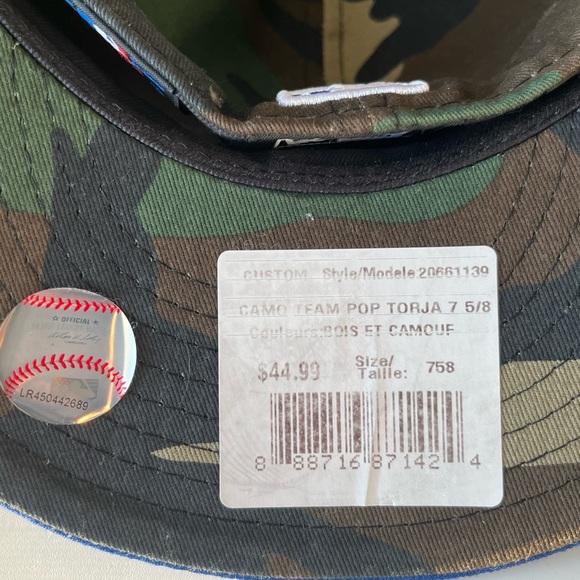 Toronto Blue Jays Camo fitted hat 7 5/8 - Picture 3 of 3